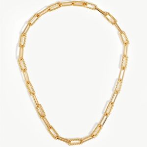 Missoma gold coterie chain necklace
